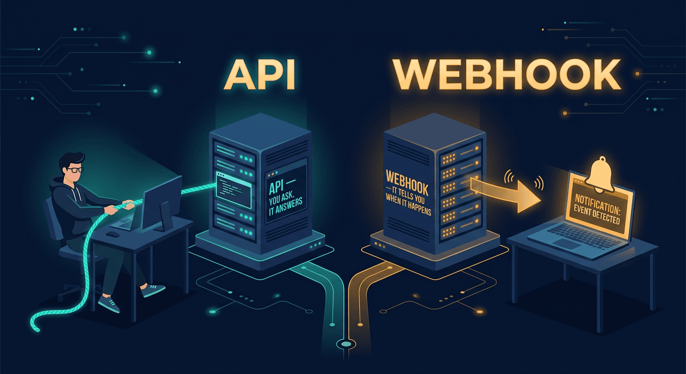 Webhook vs API: What's the Difference and When to Use Each